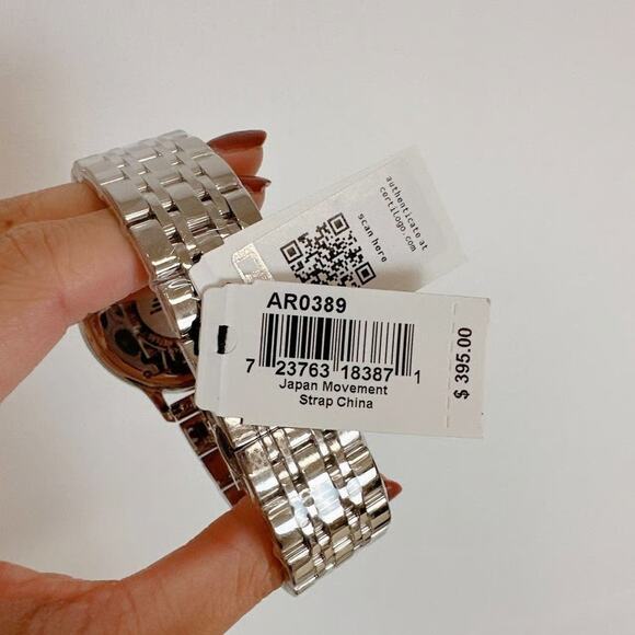 Emporio Armani AR0389 Men's Chronograph Stainless Steel Watch - Picture 5 of 5